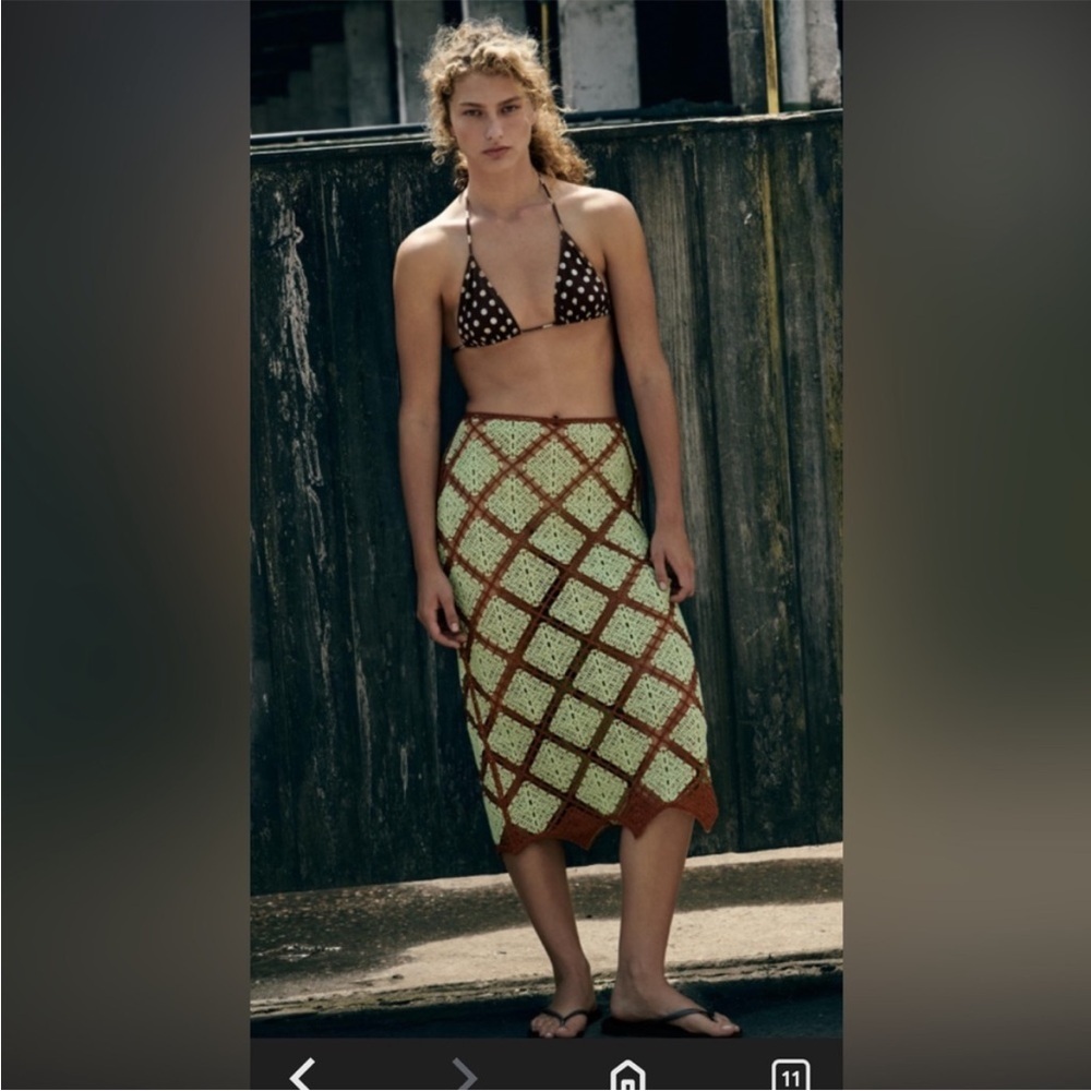 VIRAL ZARA NEW (TWO PIRCE SET ) ICROCHET SKIRT AND TOP SIZE M
🚨NO DISCOUNT - Picture 9 of 16
